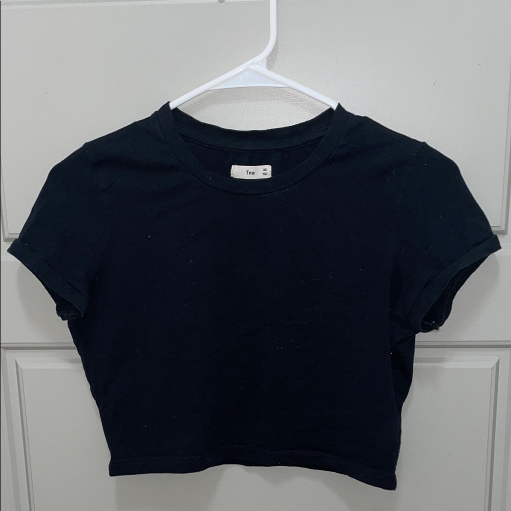 TNA Black Women's Crop Top